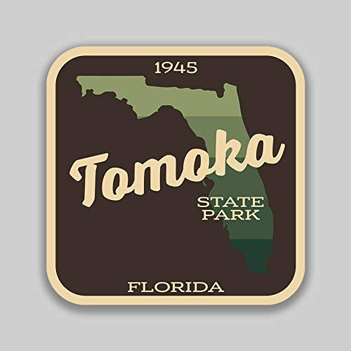 JB Print Magnet Tomoka State Park Sticker Explore Wanderlust Camping Florida Vinyl Decal Sticker Car Waterproof Car Decal Magnetic Bumper Sticker 5"