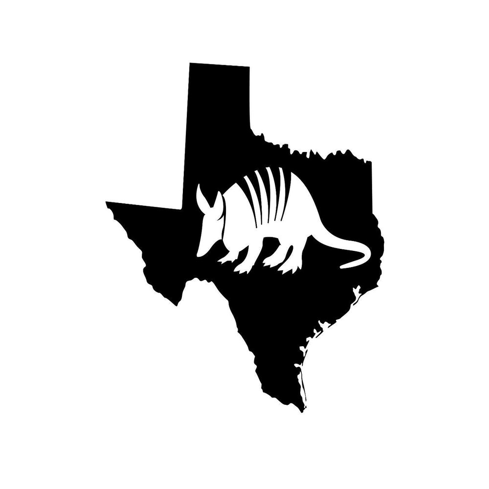 JB Print Magnet Texas with Armadillo Vinyl Decal Sticker Car Waterproof Car Decal Magnetic Bumper Sticker 5"