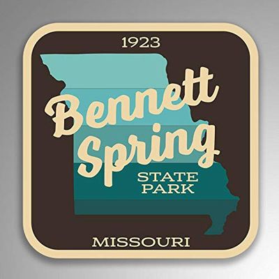 JB Print Magnet Bennett Spring State Park Explore Wanderlust Camping Hiking Vinyl Decal Sticker Car Waterproof Car Decal Magnetic Bumper Sticker 5"