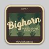 JB Print Magnet Bighorn National Forest Explore Wanderlust Camping Hiking Vinyl Decal Sticker Car Waterproof Car Decal Magnetic Bumper Sticker 5" view 1