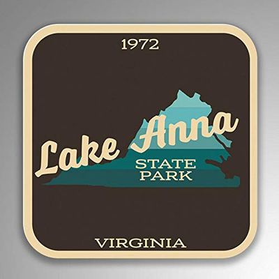 JB Print Magnet Lake Anna State Park Explore Wanderlust Camping Hiking Vinyl Decal Sticker Car Waterproof Car Decal Magnetic Bumper Sticker 5"