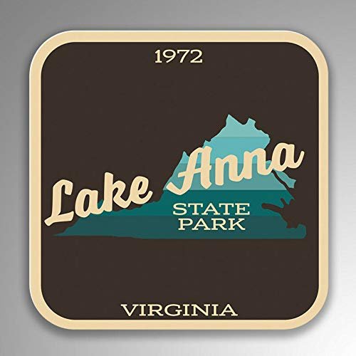 JB Print Magnet Lake Anna State Park Explore Wanderlust Camping Hiking Vinyl Decal Sticker Car Waterproof Car Decal Magnetic Bumper Sticker 5"