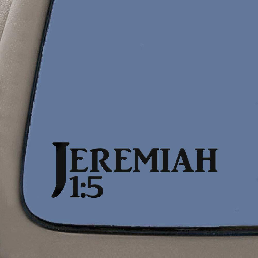 Magnet Jeremiah 1:5 Bible Verse Vinyl Decal Sticker Car Waterproof Car Decal Magnetic Bumper Sticker 5"