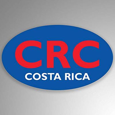 JB Print Magnet Costa Rica Oval Country Abbreviation Vinyl Decal Sticker Car Waterproof Car Decal Magnetic Bumper Sticker 5"