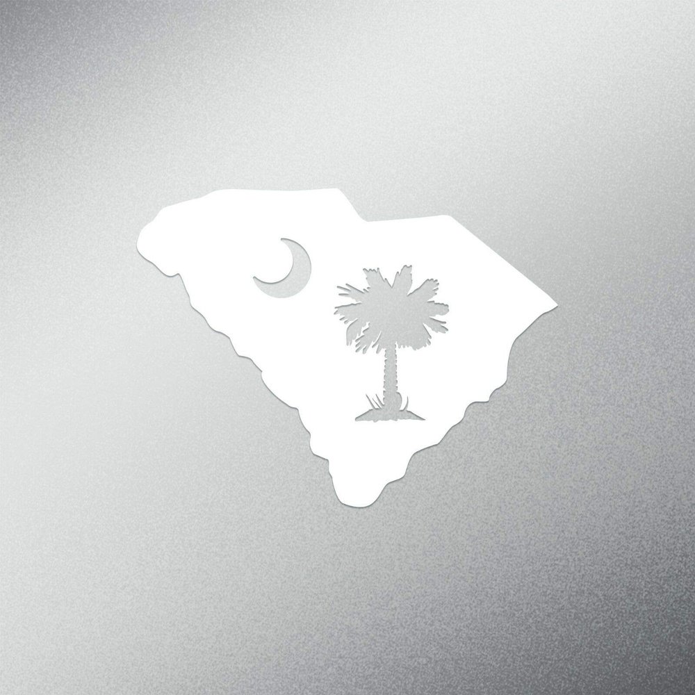 JB Print Magnet Palmetto Tree South Carolina Vinyl Decal Sticker Car Waterproof Car Decal Magnetic Bumper Sticker 5"