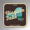 JB Print Magnet Niagara Falls State Park Explore Wanderlust Camping New York Vinyl Decal Sticker Car Waterproof Car Decal Magnetic Bumper Sticker 5" view 1