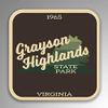 JB Print Magnet Grayson Highlands State Park Explore Wanderlust Camping Hiking Vinyl Decal Sticker Car Waterproof Car Decal Magnetic Bumper Sticker 5" view 1