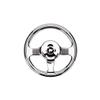 Murray 3 Spoke Pedal Car Steering Wheel, White view 2
