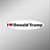 JB Print Magnet I Love Donald Trump Vinyl Decal Sticker Car Waterproof Car Decal Magnetic Bumper Sticker 5" view 1