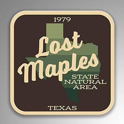 JB Print Magnet Lost Maples State Natural Area Explore Wanderlust Camping Hiking Vinyl Decal Sticker Car Waterproof Car Decal Magnetic Bumper Sticker 5"