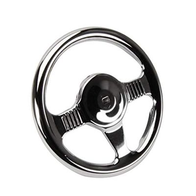 Murray 3 Spoke Pedal Car Steering Wheel, Chrome