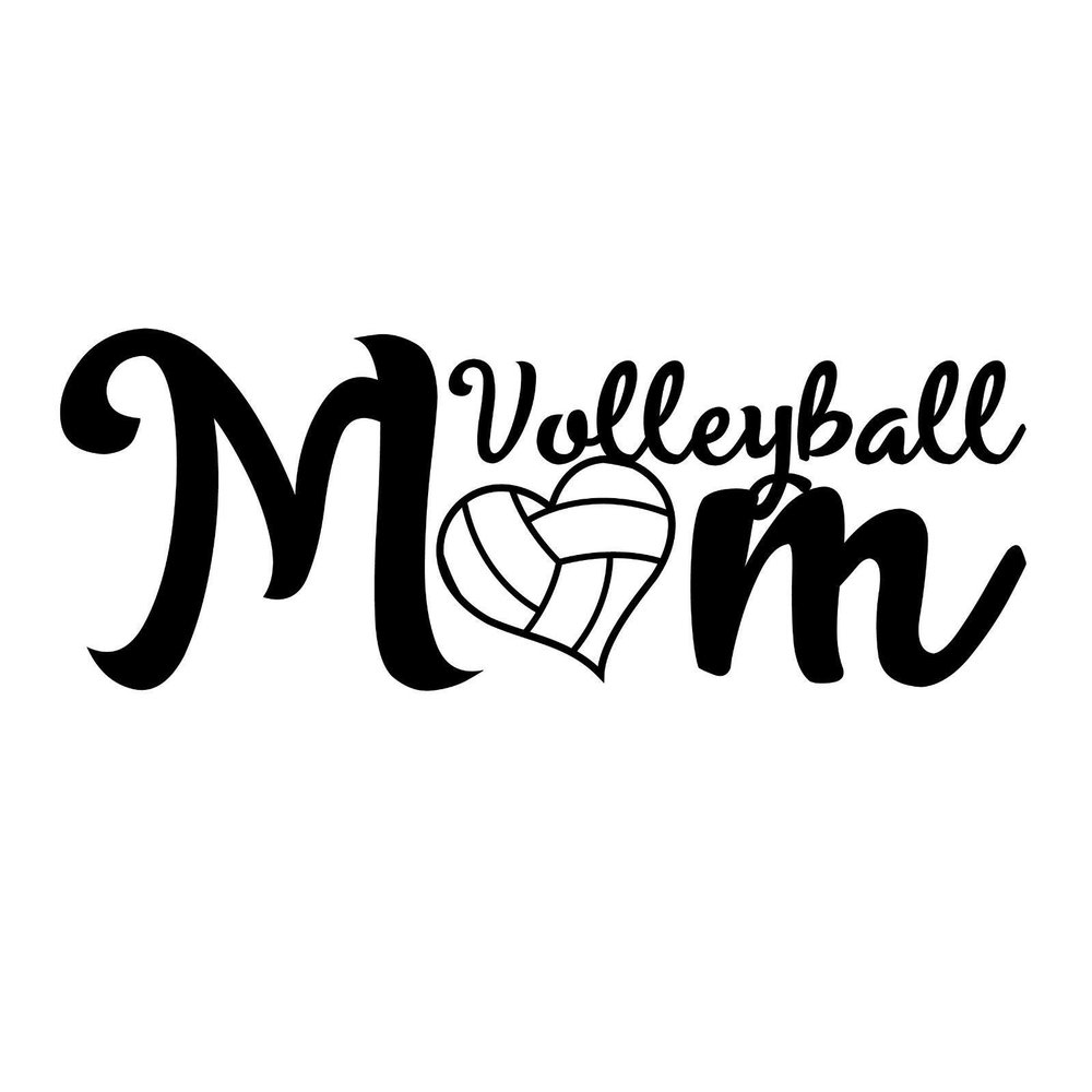 JB Print Magnet Volleyball Mom Vinyl Decal Sticker Car Waterproof Car Decal Magnetic Bumper Sticker 5"