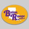 JB Print Magnet Baton Rouge Louisiana Oval Vinyl City Town College University Vinyl Decal Sticker Car Waterproof Car Decal Magnetic Bumper Sticker 5" view 1