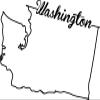 JB Print Magnet State of Washington Script Vinyl Decal Sticker Car Waterproof Car Decal Magnetic Bumper Sticker 5" view 1