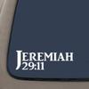 Magnet Jeremiah 29:11 Bible Verse Vinyl Decal Sticker Car Waterproof Car Decal Magnetic Bumper Sticker 5" view 1