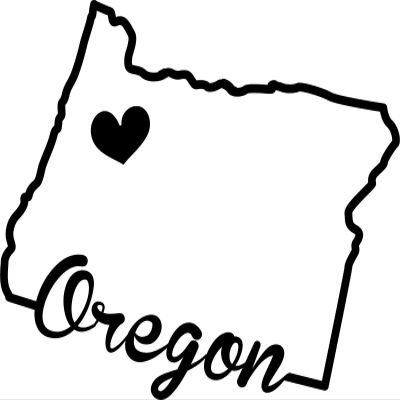 JB Print Magnet State of Oregon Script Vinyl Decal Sticker Car Waterproof Car Decal Magnetic Bumper Sticker 5"