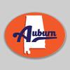 JB Print Magnet Auburn Alabama Oval Vinyl Town City College University Vinyl Decal Sticker Car Waterproof Car Decal Magnetic Bumper Sticker 5" view 1