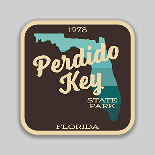 JB Print Magnet Perdido Key State Park Sticker Explore Wanderlust Camping Florida Vinyl Decal Sticker Car Waterproof Car Decal Magnetic Bumper Sticker 5"