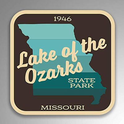 JB Print Magnet Lake of The Ozarks State Park Explore Wanderlust Camping Hiking Vinyl Decal Sticker Car Waterproof Car Decal Magnetic Bumper Sticker 5"
