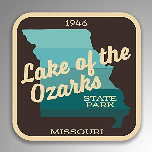 JB Print Magnet Lake of The Ozarks State Park Explore Wanderlust Camping Hiking Vinyl Decal Sticker Car Waterproof Car Decal Magnetic Bumper Sticker 5"