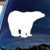 JB Print Magnet Polar Bear Car Window White Vinyl Vinyl Decal Sticker Car Waterproof Car Decal Magnetic Bumper Sticker 5" view 1