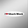 JB Print Magnet I Love Shark Week Vinyl Car Vinyl Decal Sticker Car Waterproof Car Decal Magnetic Bumper Sticker 5" view 1