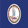 JB Print Magnet Virginia Flag Vinyl Decal Sticker Car Waterproof Car Decal Magnetic Bumper Sticker 5" view 1