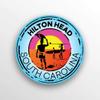JB Print Magnet Hilton Head South Carolina Swim Boat Kayak Water Ski Vinyl Decal Sticker Car Waterproof Car Decal Magnetic Bumper Sticker 5" view 1