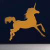 Dark Spark Decals Mythical Unicorn Gallup 10 inch Copper Indoor Outdoor Vinyl Decal view 2