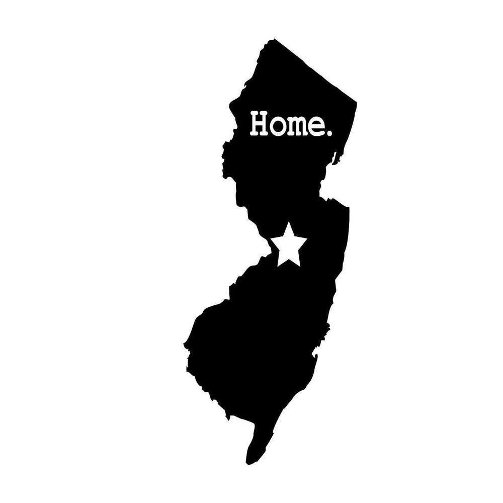 JB Print Magnet New Jersey Home Vinyl Decal Sticker Car Waterproof Car Decal Magnetic Bumper Sticker 5"