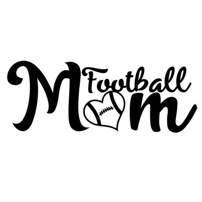 JB Print Magnet Football Mom Vinyl Decal Sticker Car Waterproof Car Decal Magnetic Bumper Sticker 5"