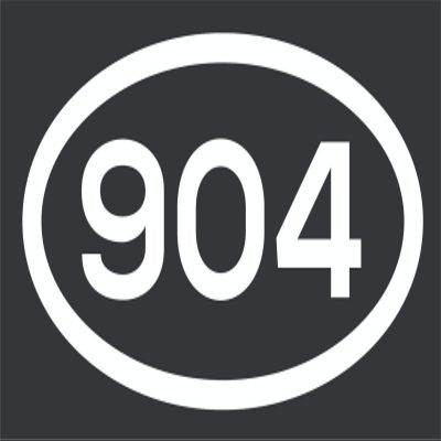JB Print Magnet 904 Area Code Sticker Florida Jacksonville Jacksonville Beach Lakeside Vinyl Decal Sticker Car Waterproof Car Decal Magnetic Bumper Sticker 5"