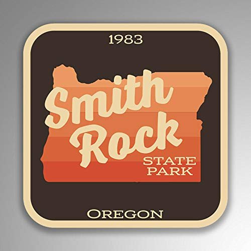 JB Print Magnet Smith Rock State Park Explore Wanderlust Camping Oregon Vinyl Decal Sticker Car Waterproof Car Decal Magnetic Bumper Sticker 5"
