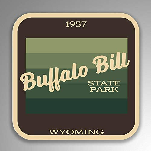JB Print Magnet Buffalo Bill State Park Explore Wanderlust Camping Hiking Vinyl Decal Sticker Car Waterproof Car Decal Magnetic Bumper Sticker 5"