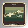 JB Print Magnet Buffalo Bill State Park Explore Wanderlust Camping Hiking Vinyl Decal Sticker Car Waterproof Car Decal Magnetic Bumper Sticker 5" view 1