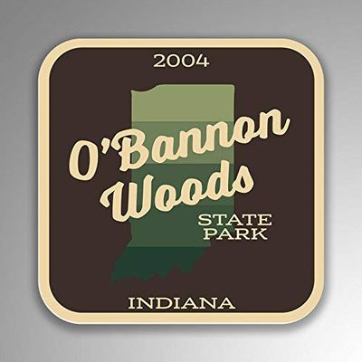 JB Print Magnet O'Bannon Woods State Park Explore Wanderlust Camping Hiking Vinyl Decal Sticker Car Waterproof Car Decal Magnetic Bumper Sticker 5"