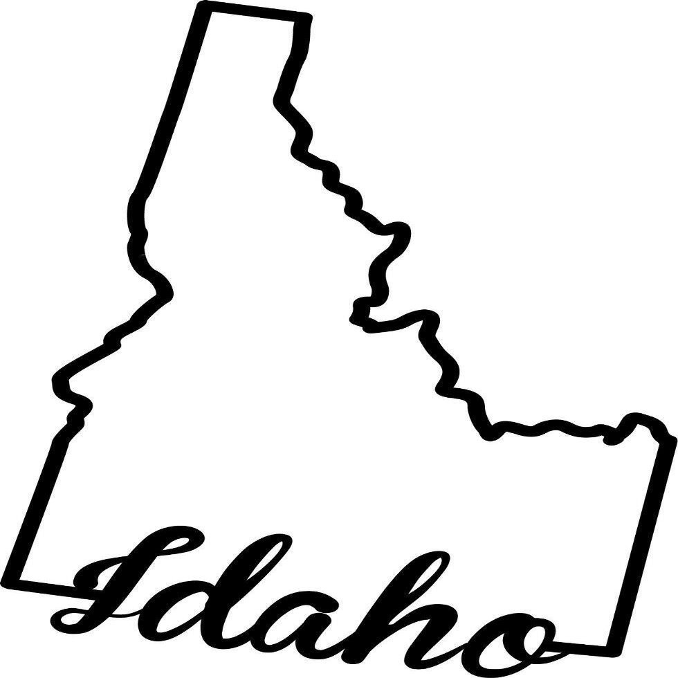 JB Print Magnet State of Idaho Vinyl Decal Sticker Car Waterproof Car Decal Magnetic Bumper Sticker 5"