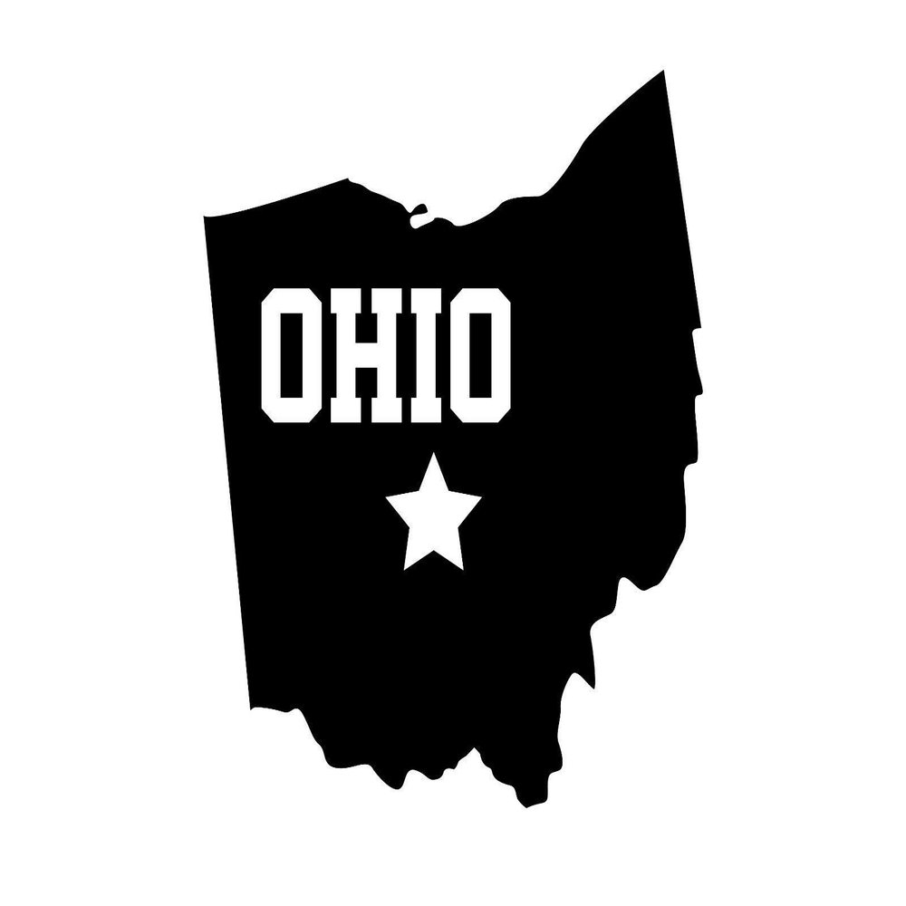 JB Print Magnet State of Ohio Vinyl Decal Sticker Car Waterproof Car Decal Magnetic Bumper Sticker 5"