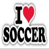 KW Vinyl Magnet I Love Soccer Truck Car Magnet Bumper Sticker Magnetic 5" view 1