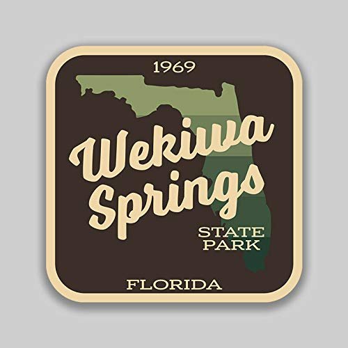 JB Print Magnet Wekiwa Springs State Park Sticker Explore Wanderlust Camping Florida Vinyl Decal Sticker Car Waterproof Car Decal Magnetic Bumper Sticker 5"