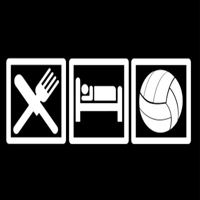 JB Print Magnet Eat Sleep Volleyball Vinyl Decal Sticker Car Waterproof Car Decal Magnetic Bumper Sticker 5"