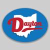 JB Print Magnet Dayton Ohio Oval Vinyl City Town College University Vinyl Decal Sticker Car Waterproof Car Decal Magnetic Bumper Sticker 5" view 1