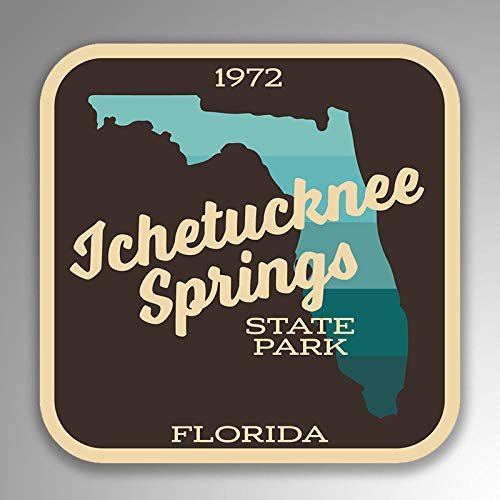 JB Print Magnet Ichetucknee Springs State Park Explore Wanderlust Camping Hiking Vinyl Decal Sticker Car Waterproof Car Decal Magnetic Bumper Sticker 5"