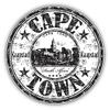 KW Vinyl Magnet Cape Town South Africa Grunge Rubber Stamp Travel Bumper Sticker view 1