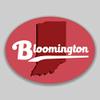 JB Print Magnet Bloomington Indiana Oval Vinyl City Town College University Vinyl Decal Sticker Car Waterproof Car Decal Magnetic Bumper Sticker 5" view 1