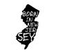 JB Print Magnet Born in New Jersey Vinyl Decal Sticker Car Waterproof Car Decal Magnetic Bumper Sticker 5" view 1