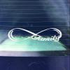 JB Print Magnet Family Infinity Vinyl Decal Sticker Car Waterproof Car Decal Magnetic Bumper Sticker 5" view 1