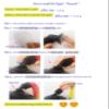 3T-SISTER Helmet Pigtails Gradient Ramp Helmet Curly Ponytail Helmet Hair with Suction Cup for Motor Bike 2PCS Ombre Black to Deep Blue (Helmet not Included) view 3
