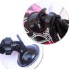3T-SISTER Helmet Pigtails Gradient Ramp Helmet Curly Ponytail Helmet Hair with Suction Cup for Motor Bike 2PCS Ombre Black to Deep Blue (Helmet not Included) view 4