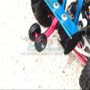 GPM For Traxxas 1/16 Mini E-Revo Upgrade Parts Aluminum Rear Wheelie Bar - 1 Set Gray Silver view 4